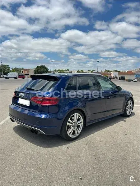 Usado Audi S3 300 CV (220 kW) 2014 Azul Berlina