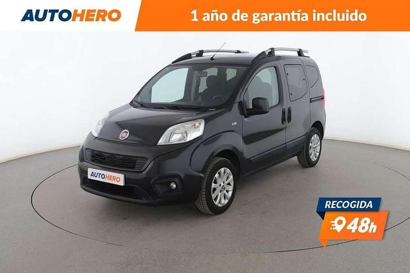 Negro Usado 2019 Fiat Qubo Lounge Monovolumen | 10.599 € (Precio justo) - Imagen 1/3