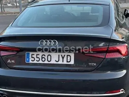 Usado Audi A5 Sportback 190 CV (139 kW) 2017 Negro Utilitario