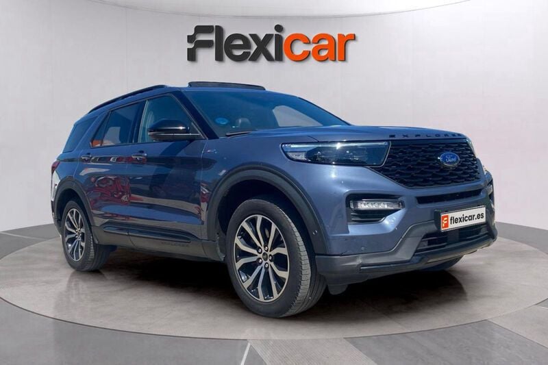 Azul Usado 2021 Ford Explorer ST-Line SUV | 40.590 € - Imagen 1/4