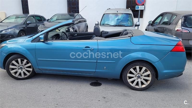 Azul Usado 2010 Ford Focus Cabriolet Titanium Descapotable | 6500 € (Precio justo) - Imagen 1/4