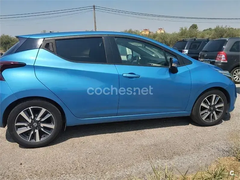Usado Nissan Micra Acenta 73 CV (53 kW) 2018 Azul Utilitario