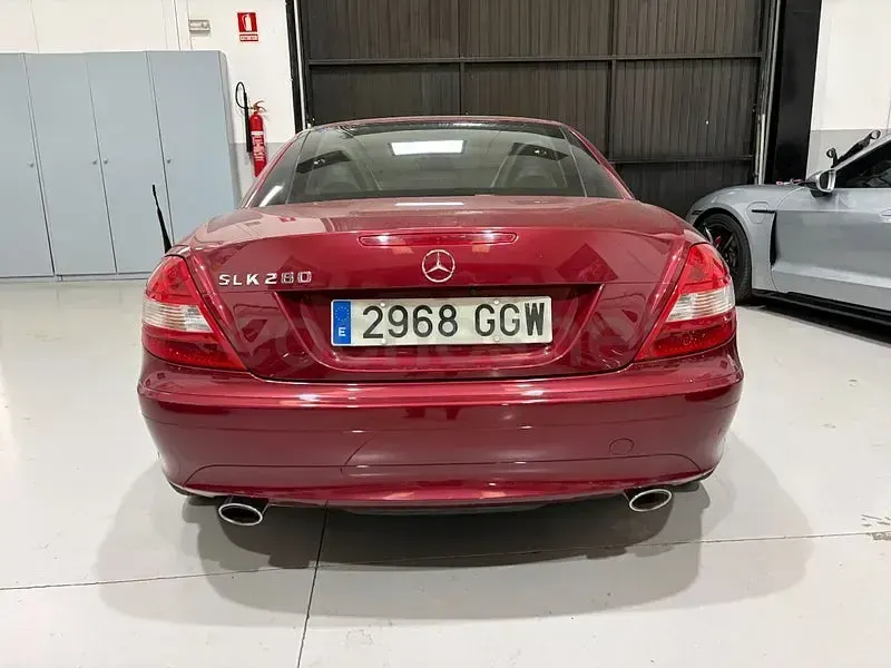 Usado Mercedes SLK280 231 CV (169 kW) 2008 Granate Descapotable