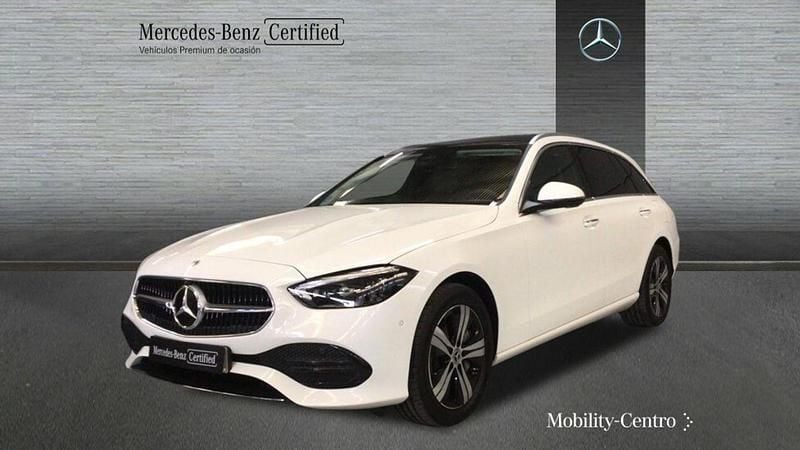 Blanco polar pintura unicolor Usado 2024 Mercedes C300 Avantgarde Familiar | 52.900 € - Imagen 1/4