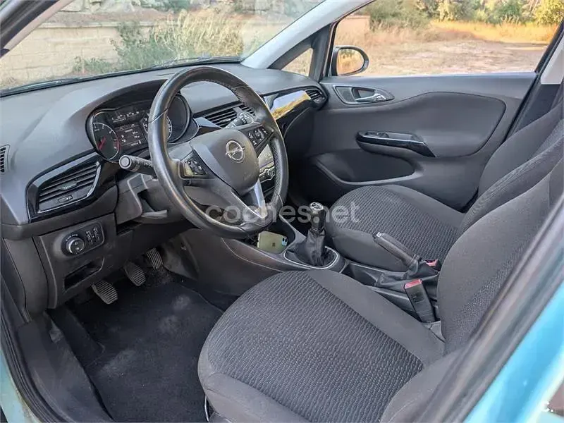 Usado Opel Corsa Selective 90 CV (66 kW) 2016 Verde Utilitario