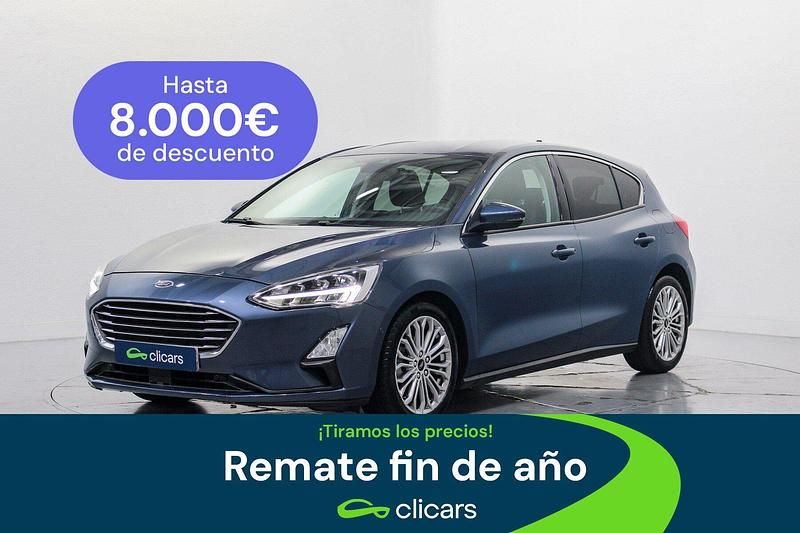 Azul Usado 2019 Ford Focus Titanium | 14.990 € (Precio justo) - Imagen 1/4