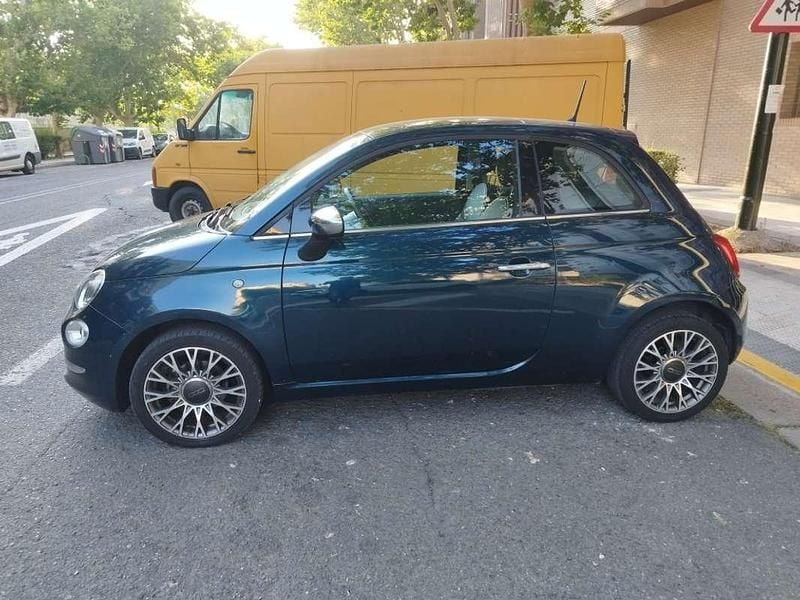 Usado Fiat 500 Lounge 69 CV (50 kW) 2017 Azul Utilitario