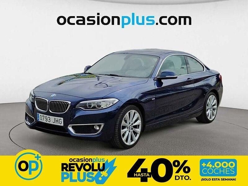 Usado BMW 220 190 CV (139 kW) 2015 Azul Coupe