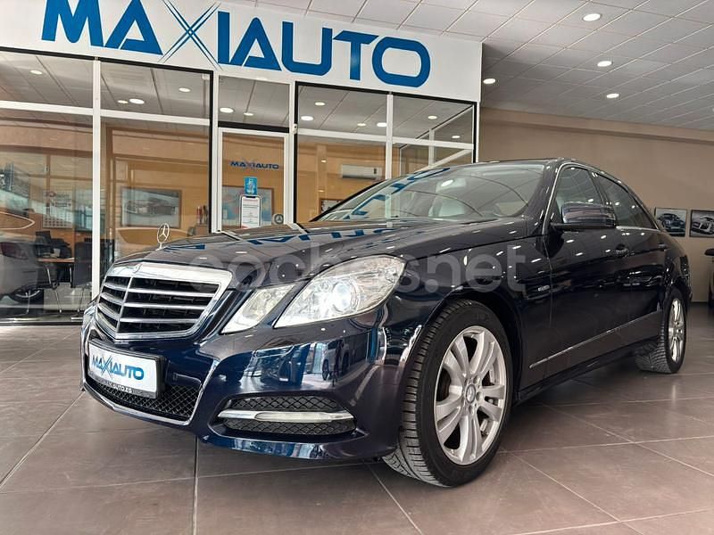 Azul Usado 2011 Mercedes E350 Avantgarde Berlina | 18.900 € (Caro) - Imagen 1/4