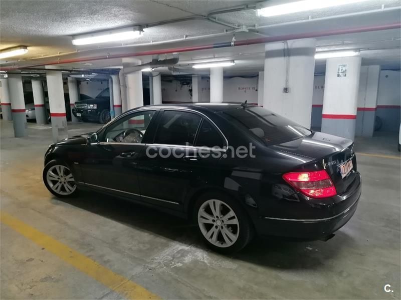 Negro Usado 2009 Mercedes C200 Avantgarde Familiar | 8000 € (Precio justo) - Imagen 1/4