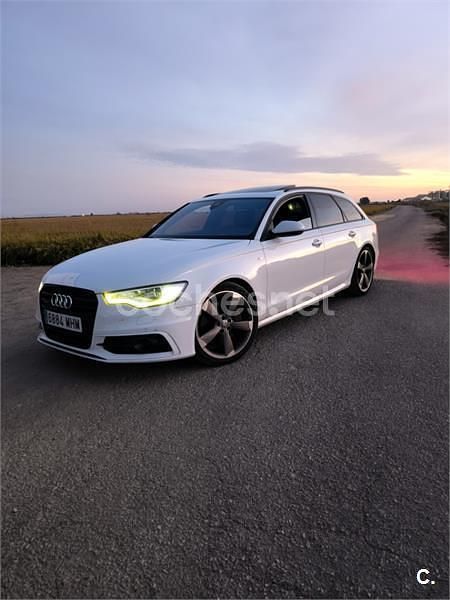 Usado Audi A6 313 CV (230 kW) 2012 Blanco Familiar