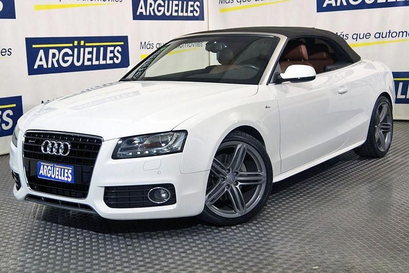 Usado Audi A5 S-Line 240 CV (176 kW) 2009 Blanco Descapotable