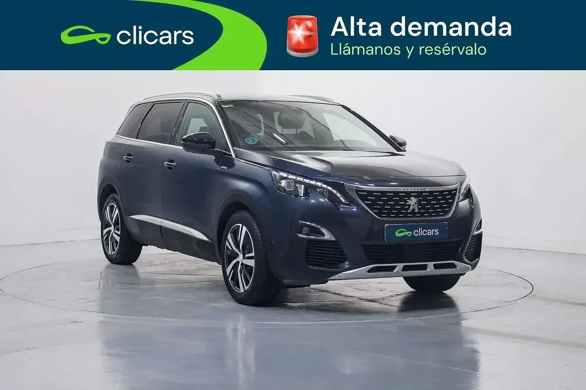 Usado Peugeot 5008 GT-line 131 CV (96 kW) 2018 Azul SUV