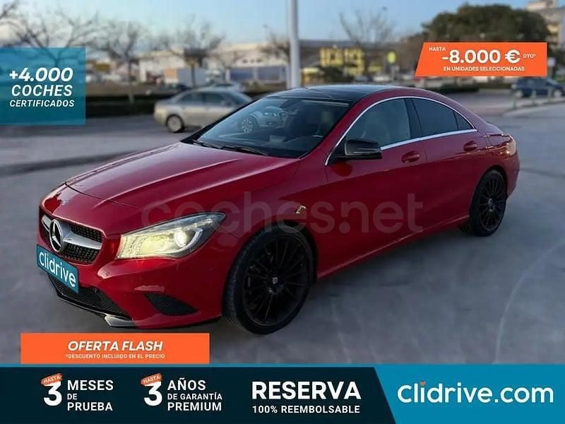 Usado Mercedes CLA200 Urban 136 CV (100 kW) 2015 Rojo Berlina