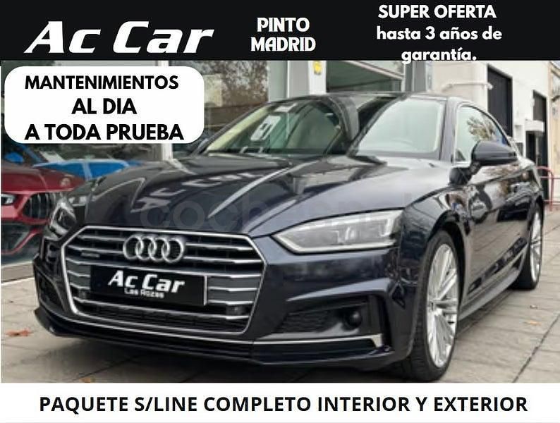 Usado Audi A5 Ambiente 218 CV (160 kW) 2017 Azul Coupe