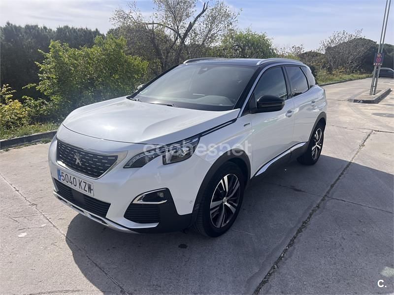 Usado Peugeot 3008 GT-line 130 CV (95 kW) 2019 Blanco SUV