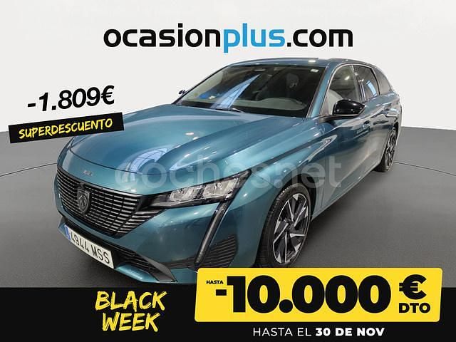 Azul Usado 2024 Peugeot 308 SW Allure Familiar | 19.900 € - Imagen 1/4