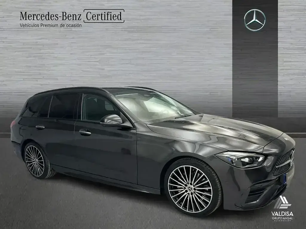 Usado Mercedes C220 AMG line 200 CV (147 kW) 2021 Gris Familiar