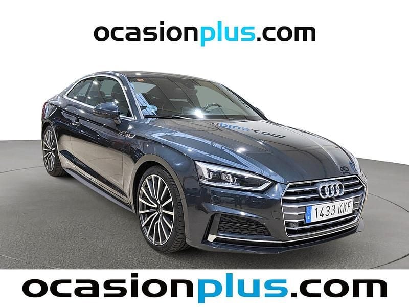 Usado Audi A5 S-Line 190 CV (139 kW) 2018 Gris Coupe