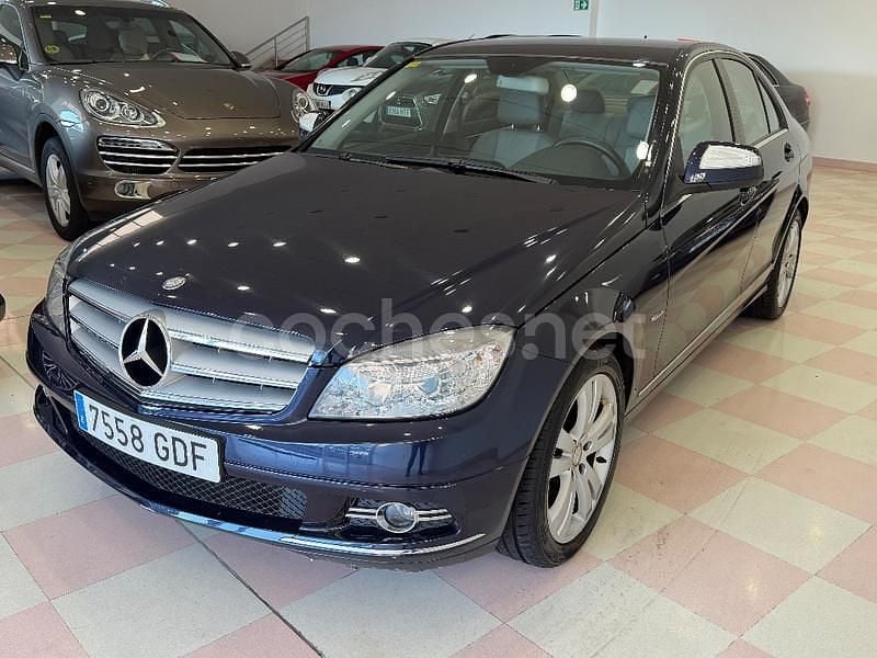 Usado Mercedes C220 Avantgarde 170 CV (125 kW) 2008 Azul Berlina
