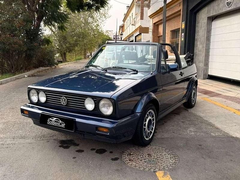 Usado VW Golf Cabriolet 111 CV (81 kW) 1991 Azul Descapotable