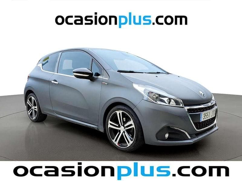 Usado Peugeot 208 GT-line 120 CV (88 kW) 2016 Gris Utilitario