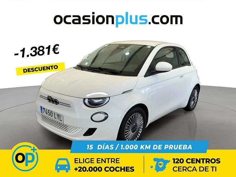 Usado Fiat 500e Icon 86 kW (118 CV) 2022 Blanco Utilitario