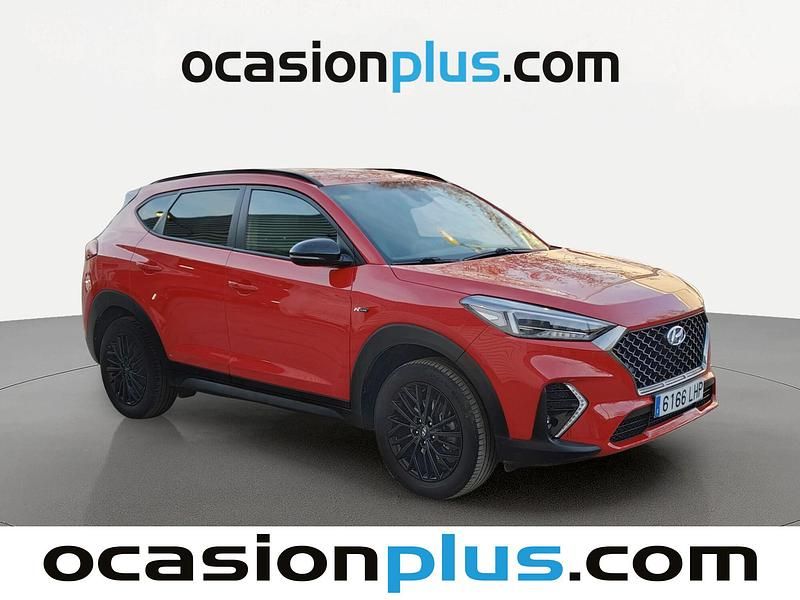 Usado Hyundai Tucson N Line 132 CV (97 kW) 2020 Rojo SUV