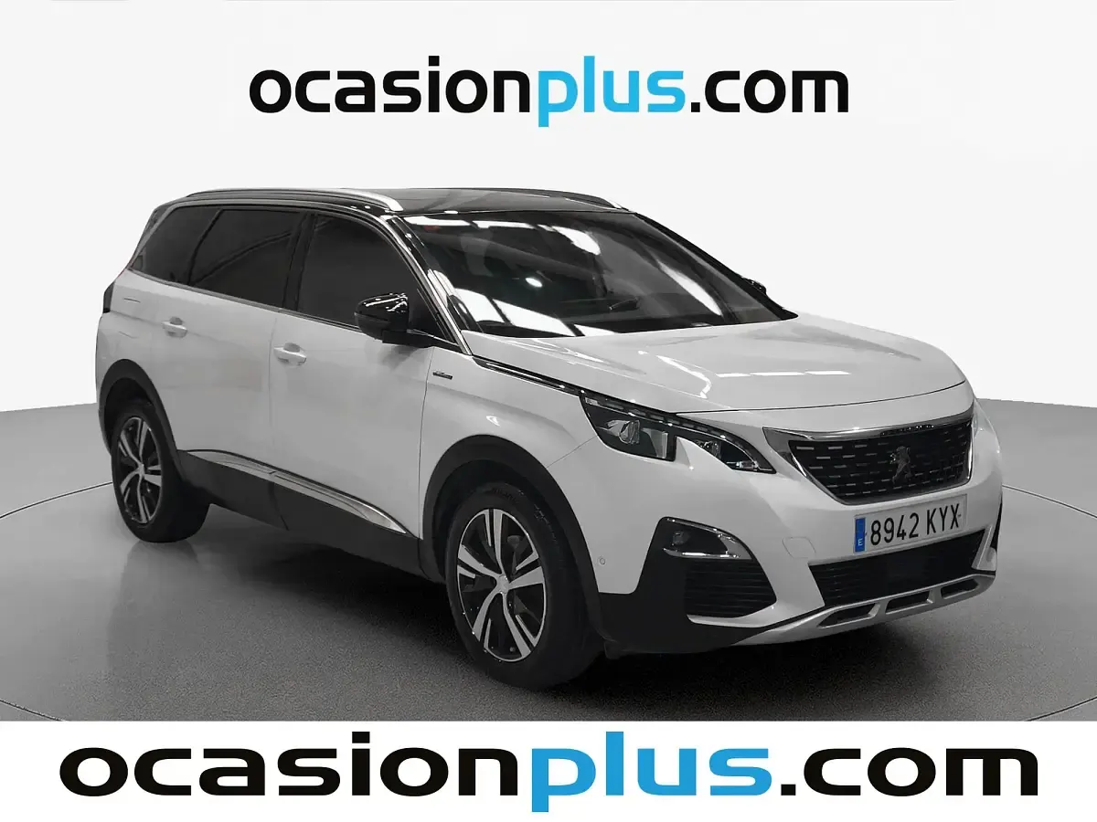 Usado Peugeot 5008 GT-line 131 CV (96 kW) 2019 Blanco SUV
