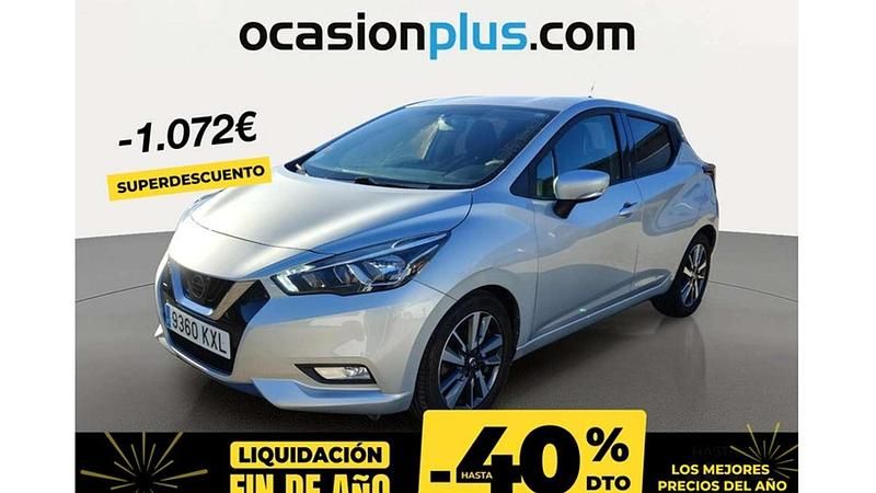Plateado Usado 2019 Nissan Micra Acenta Utilitario | 10.728 € (Buen precio) - Imagen 1/4