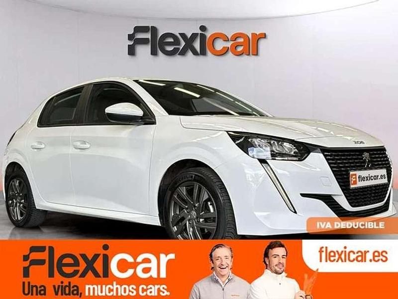 Blanco Usado 2021 Peugeot 208 Active Utilitario | 11.290 € (Precio justo) - Imagen 1/4