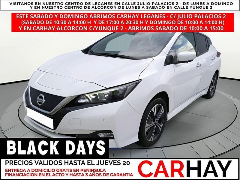 Blanco Usado 2019 Nissan Leaf N-Connecta Utilitario | 13.990 € (Precio justo) - Imagen 1/4
