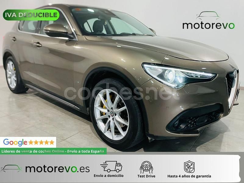 Marrón Usado 2017 Alfa Romeo Stelvio Super SUV | 19.990 € (Precio justo) - Imagen 1/4