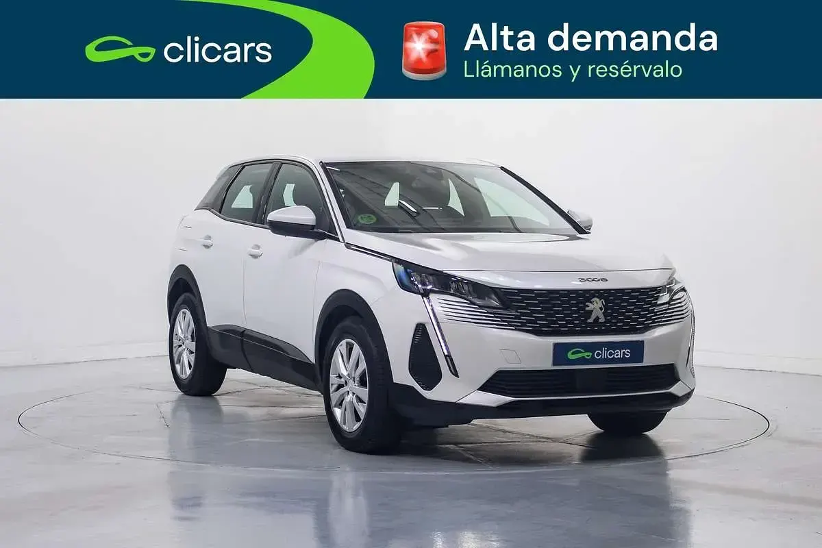 Usado Peugeot 3008 Active 131 CV (96 kW) 2021 Blanco SUV