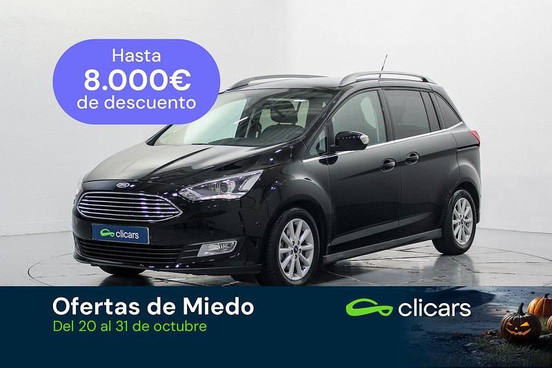 Negro Usado 2016 Ford Grand C-Max Titanium Monovolumen | 9990 € (Buen precio) - Imagen 1/4