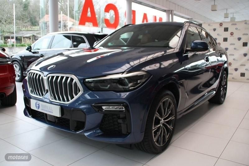 Usado BMW X6 286 CV (210 kW) 2021 Azul SUV