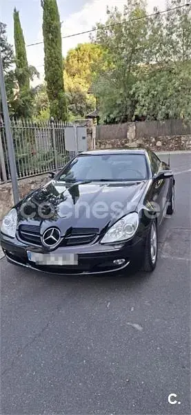 Usado Mercedes SLK350 272 CV (200 kW) 2005 Negro Descapotable