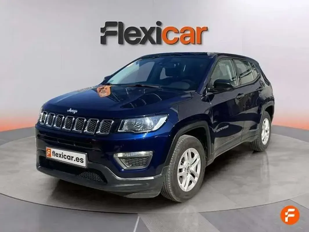 Käytetty Jeep Compass Sport 120 HP (88 kW) 2020 Sininen Katumaasturi