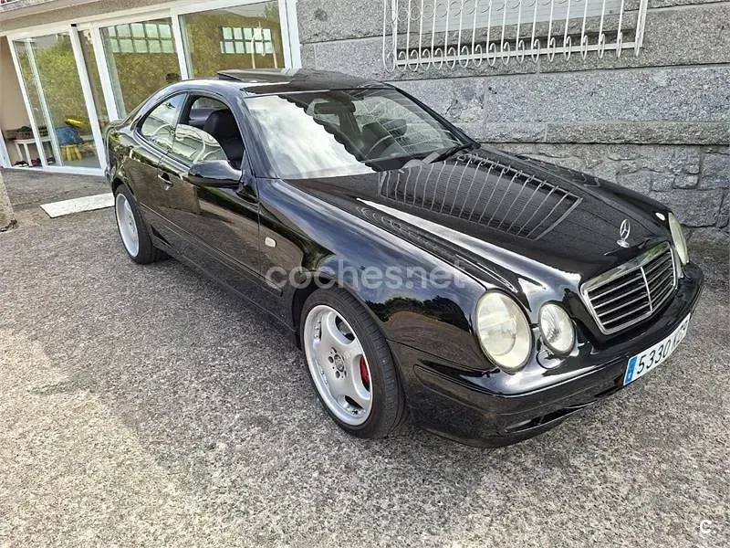 Usado Mercedes CLK430 279 CV (205 kW) 1999 Negro Coupe