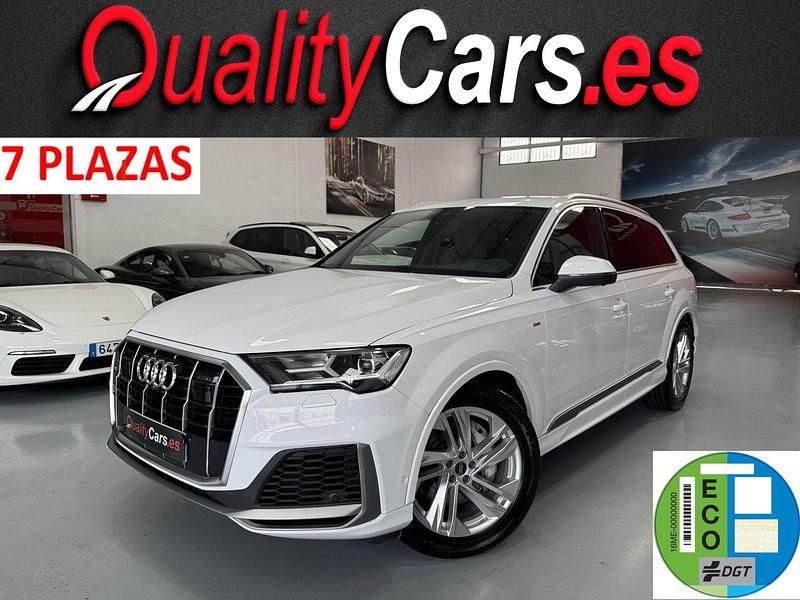 Blanco Usado 2022 Audi Q7 S-Line SUV | 63.900 € (Caro) - Imagen 1/4