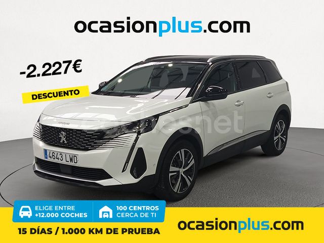 Blanco Usado 2022 Peugeot 5008 Allure Monovolumen | 24.500 € (Precio justo) - Imagen 1/4