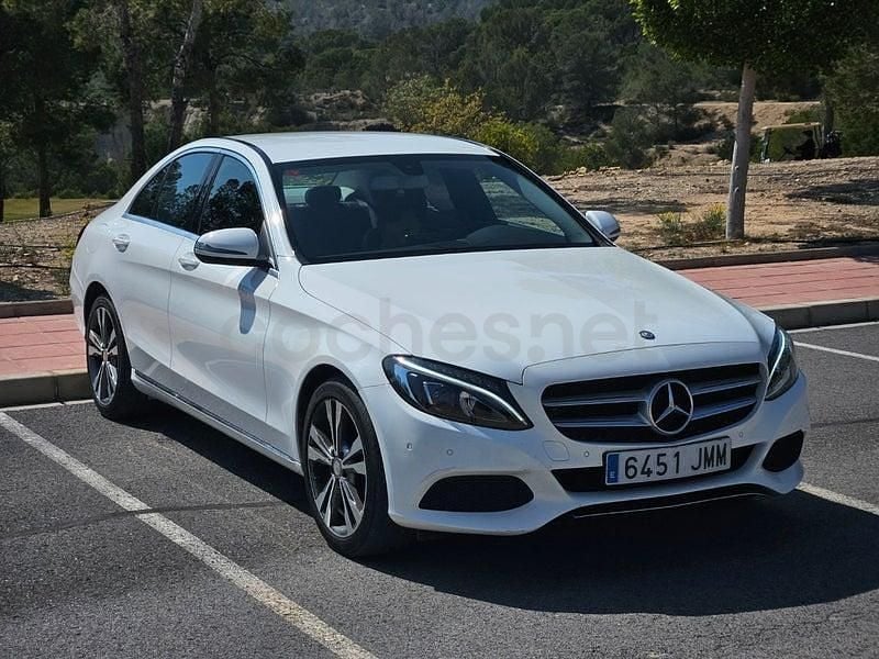 Usado Mercedes C220 170 CV (125 kW) 2016 Blanco Berlina