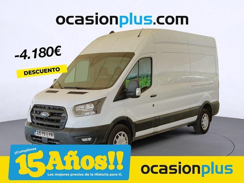 Blanco Usado 2022 Ford Transit Trend Berlina | 27.690 € (Un poco caro) - Imagen 1/4