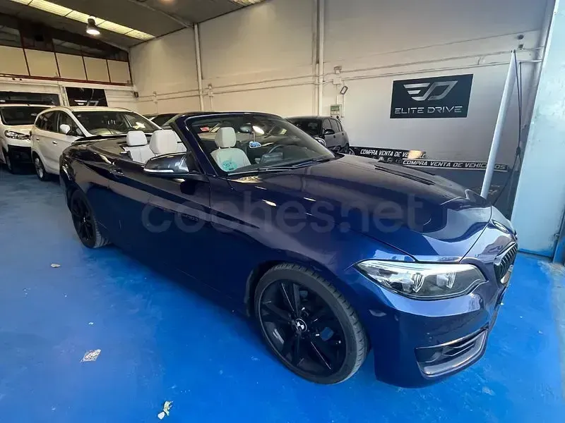 Usado BMW 218 150 CV (110 kW) 2019 Azul Descapotable