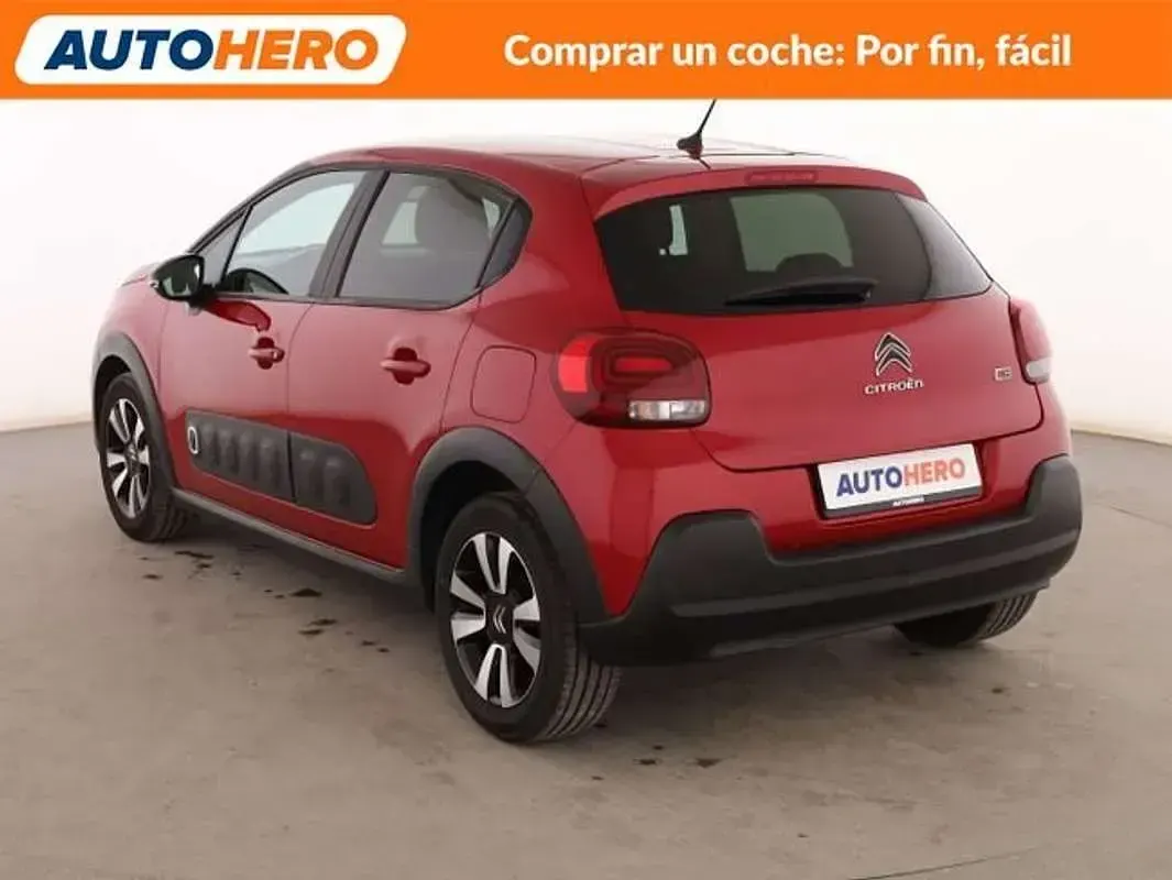 Usado Citroën C3 Feel 75 CV (55 kW) 2018 Rojo Utilitario