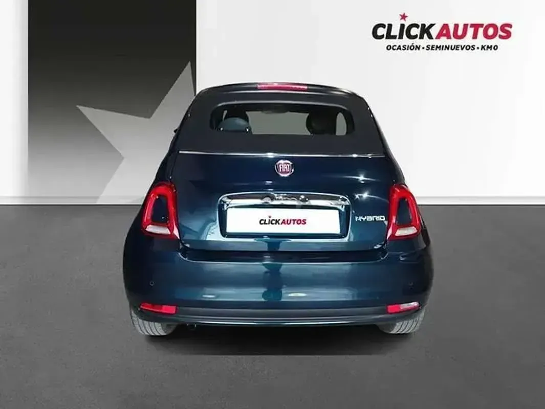Usado Fiat 500 Club 71 CV (52 kW) 2023 Azul Descapotable