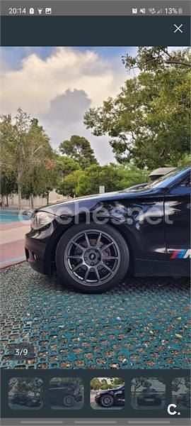 Usado BMW 120 150 CV (110 kW) 2006 Negro Utilitario