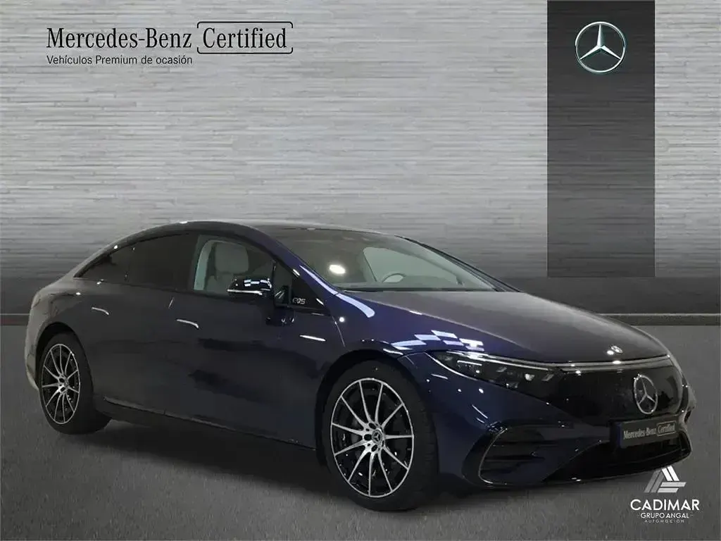 Usado Mercedes EQS450+ Edition 264 kW (360 CV) 2024 Azul sodalita Berlina
