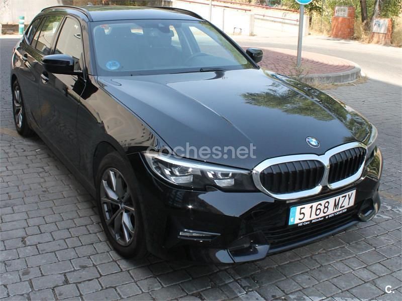 Negro Usado 2021 BMW 330e Familiar | 25.900 € (Buen precio) - Imagen 1/4