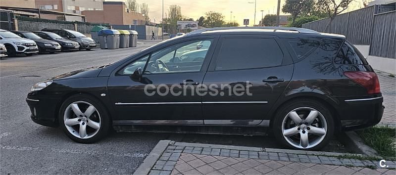 Usado Peugeot 407 Sport 136 CV (100 kW) 2005 Negro Familiar